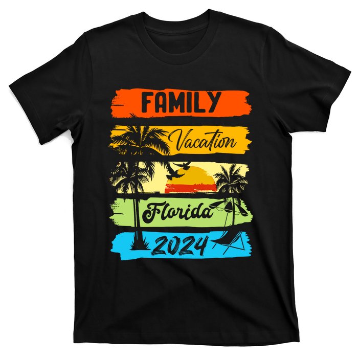 Family Florida Vacation 2024 Funny Matching Group Family T-Shirt