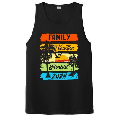 Family Florida Vacation 2024 Funny Matching Group Family PosiCharge Competitor Tank