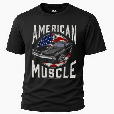 Fast & Furious Vintage American Muscle Flag Fill Performance Shirt