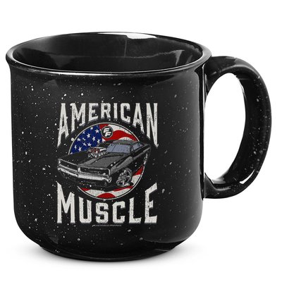 Fast & Furious Vintage American Muscle Flag Fill 15oz Campfire Ceramic Mug