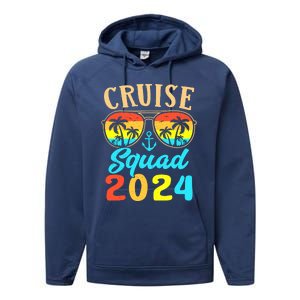 Family Friends Vacation Cruising Ship Trip Performance Fleece Hoodie