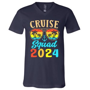 Family Friends Vacation Cruising Ship Trip V-Neck T-Shirt