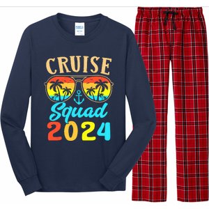 Family Friends Vacation Cruising Ship Trip Long Sleeve Pajama Set