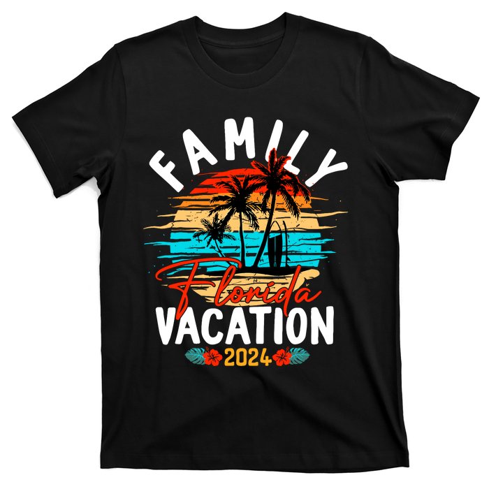 Family Florida Vacation 2024 Funny Matching Group Family T-Shirt