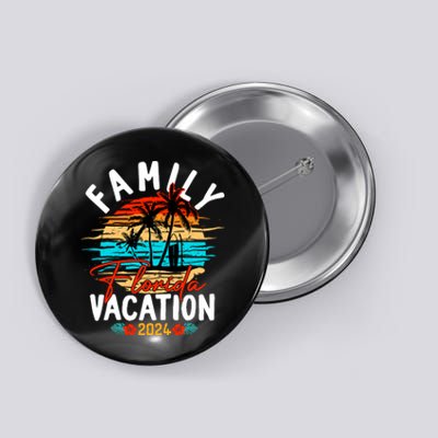 Family Florida Vacation 2024 Funny Matching Group Family Button