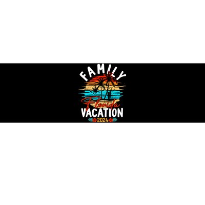 Family Florida Vacation 2024 Funny Matching Group Family Bumper Sticker