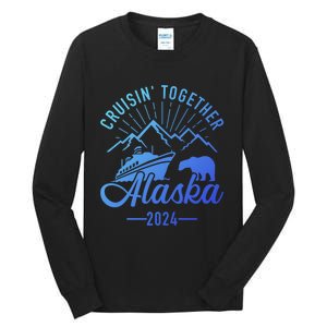 Funny Family Vacation Travel Alaska Cruise 2024 Tall Long Sleeve T-Shirt