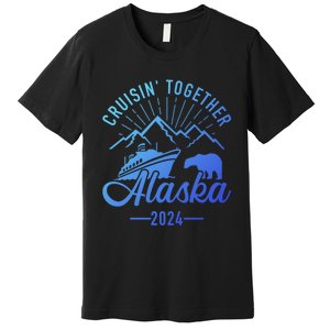 Funny Family Vacation Travel Alaska Cruise 2024 Premium T-Shirt