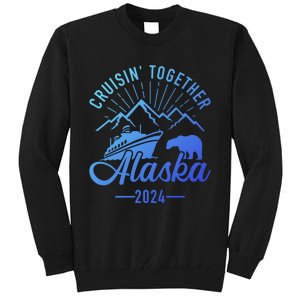 Funny Family Vacation Travel Alaska Cruise 2024 Tall Sweatshirt