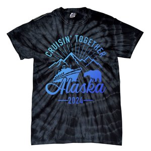 Funny Family Vacation Travel Alaska Cruise 2024 Tie-Dye T-Shirt