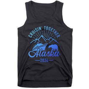 Funny Family Vacation Travel Alaska Cruise 2024 Tank Top