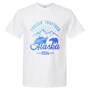 Funny Family Vacation Travel Alaska Cruise 2024 Garment-Dyed Heavyweight T-Shirt