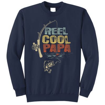 Funny Fisherman Vintage Reel Cool Papa Sweatshirt