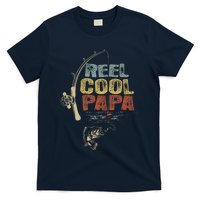 Funny Fisherman Vintage Reel Cool Papa T-Shirt