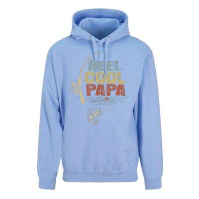 Funny Fisherman Vintage Reel Cool Papa Unisex Surf Hoodie