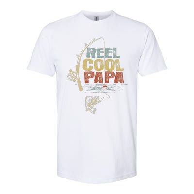 Funny Fisherman Vintage Reel Cool Papa Softstyle CVC T-Shirt