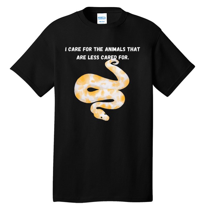 Floral Flower Vintage Retro BALL PYTHON Lover Tall T-Shirt