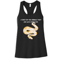 Floral Flower Vintage Retro BALL PYTHON Lover Women's Racerback Tank