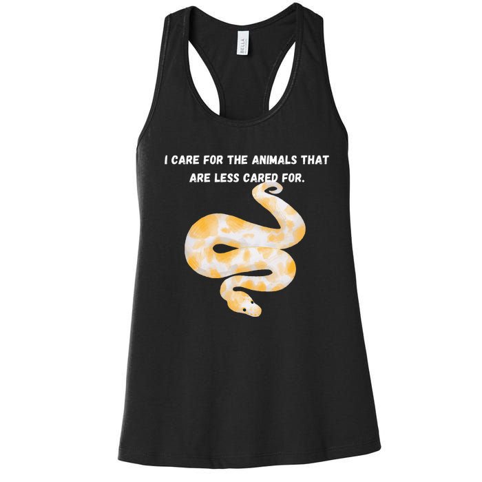 Floral Flower Vintage Retro BALL PYTHON Lover Women's Racerback Tank