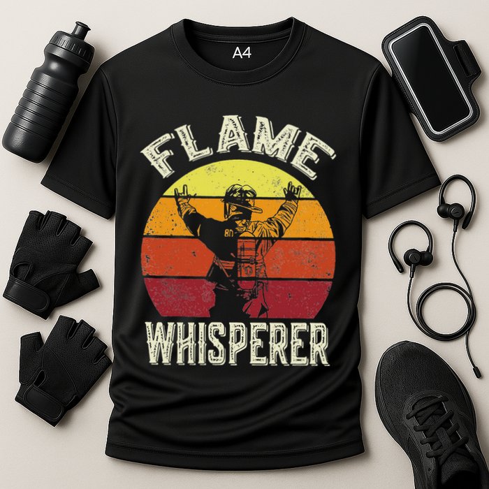Firefighting Fireman & Volunteer Firefighter Cooling Performance Crew T-Shirt
