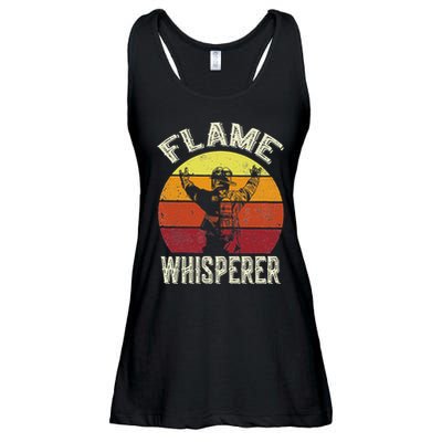 Firefighting Fireman & Volunteer Firefighter Ladies Essential Flowy Tank