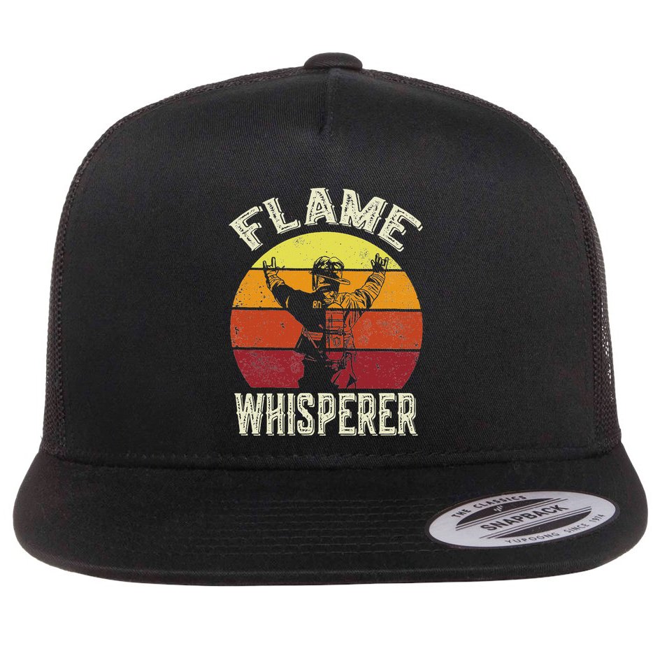 Firefighting Fireman & Volunteer Firefighter Flat Bill Trucker Hat
