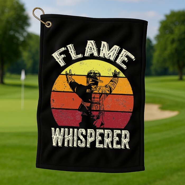 Firefighting Fireman & Volunteer Firefighter Golf Towel