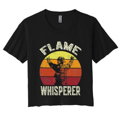 Firefighting Fireman & Volunteer Firefighter Crop Top