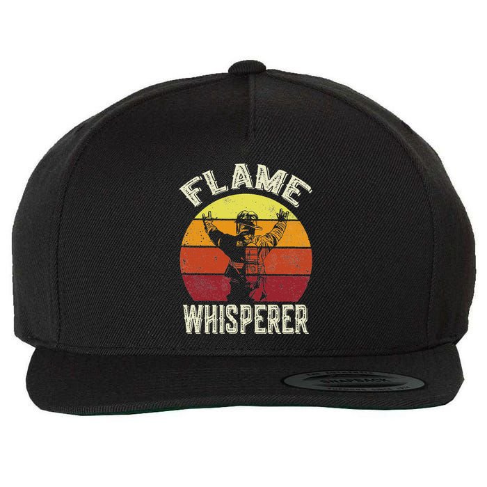 Firefighting Fireman & Volunteer Firefighter Wool Snapback Cap