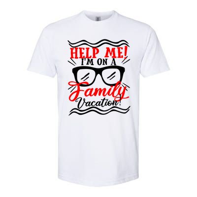 Funny Family Vacation Help Me Holiday Cruise Florida Gift Cool Gift Softstyle CVC T-Shirt