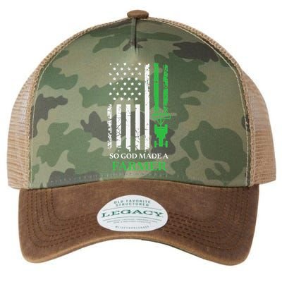 Farming Farmer Vintage So God Made A Farmer Legacy Tie Dye Trucker Hat