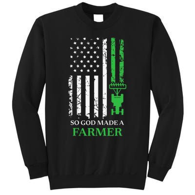 Farming Farmer Vintage So God Made A Farmer Sweatshirt