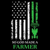 Farming Farmer Vintage So God Made A Farmer Sweatshirt