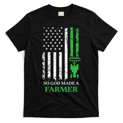 Farming Farmer Vintage So God Made A Farmer T-Shirt