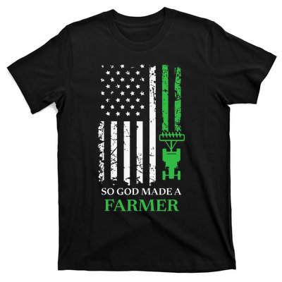 Farming Farmer Vintage So God Made A Farmer T-Shirt