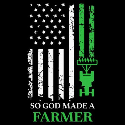 Farming Farmer Vintage So God Made A Farmer T-Shirt