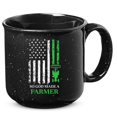 Farming Farmer Vintage So God Made A Farmer 15oz Campfire Ceramic Mug