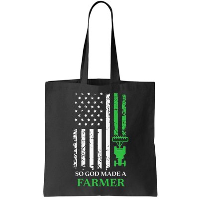 Farming Farmer Vintage So God Made A Farmer Bag
