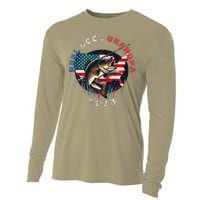 Funny Fishing Vintage Reel Cool Grandpa Cooling Performance Long Sleeve Crew