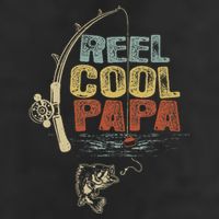 Funny Fisherman Vintage Reel Cool Papa Beanie