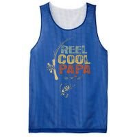 Funny Fisherman Vintage Reel Cool Papa Mesh Reversible Basketball Jersey Tank