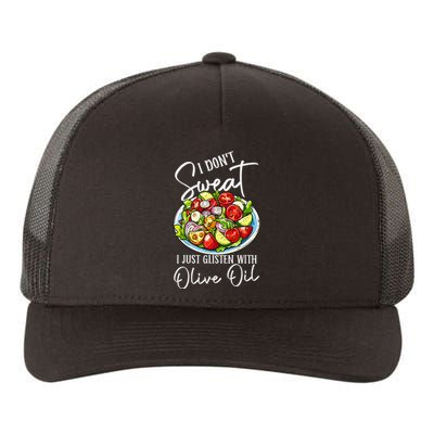 Funny Fresh Vegetable Salad Mediterranean Food Lover Yupoong Adult 5-Panel Trucker Hat