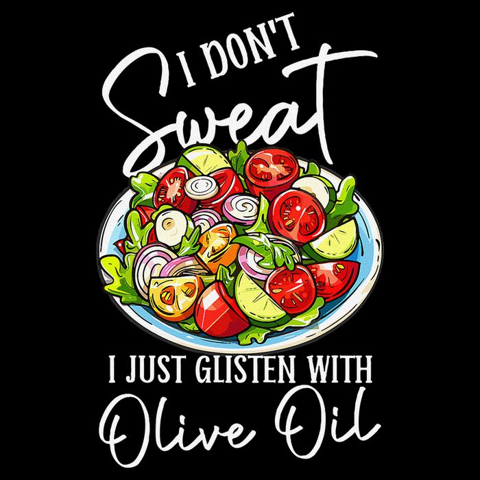 Funny Fresh Vegetable Salad Mediterranean Food Lover Cooling Performance Crew T-Shirt