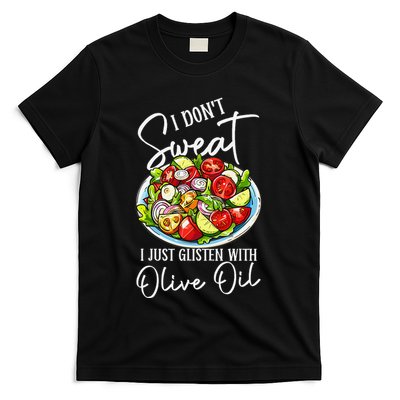 Funny Fresh Vegetable Salad Mediterranean Food Lover T-Shirt
