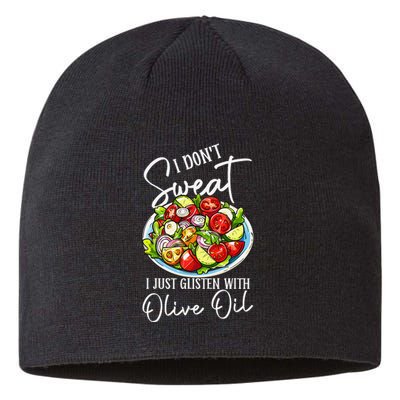 Funny Fresh Vegetable Salad Mediterranean Food Lover Sustainable Beanie