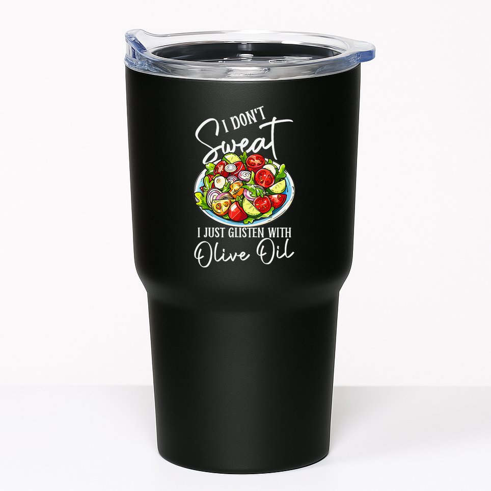 Funny Fresh Vegetable Salad Mediterranean Food Lover Tumbler