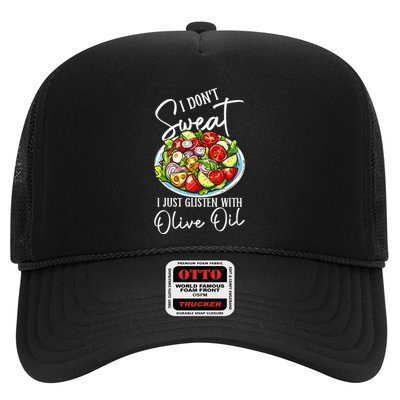 Funny Fresh Vegetable Salad Mediterranean Food Lover Trucker Hat
