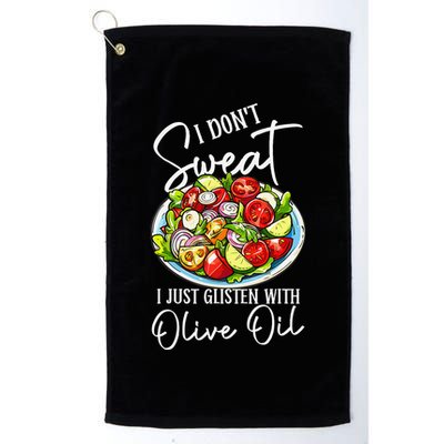 Funny Fresh Vegetable Salad Mediterranean Food Lover Golf Towel