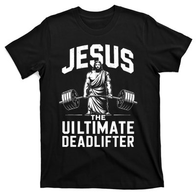 Fitness Funny Vintage Jesus The Ultimate Deadlifter T-Shirt