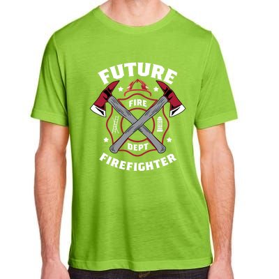 Future Firefighter Volunteer Firefighter Cute Gift Adult ChromaSoft Performance T-Shirt